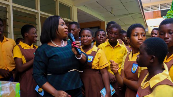 How Marital Problems Pushed Mary Ohenewaa Afull to Become A Lawyer 5 Lawyer Mary Ohenewaa Afull educating students on issues relating to the law