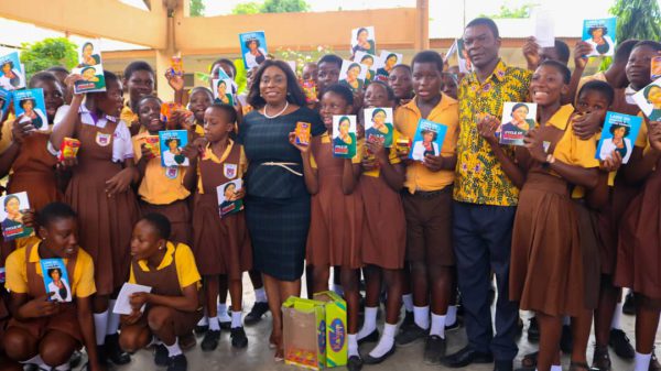 How Marital Problems Pushed Mary Ohenewaa Afull to Become A Lawyer 6 Lawyer Mary Ohenewaa Afull in a memorable pose with students