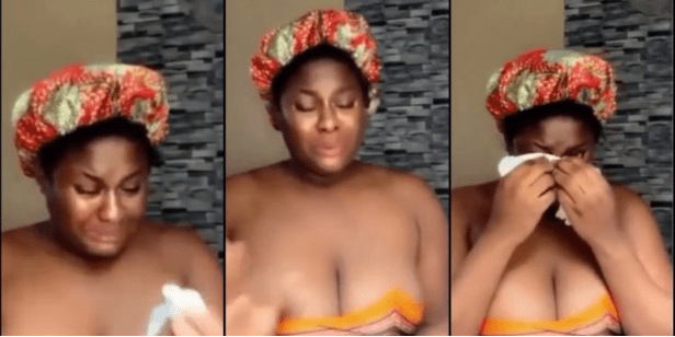 Beautiful Lady Cries Bitterly, Says She is Tired of Watching Porno; Begs For Love -[WATCH VIDEO]