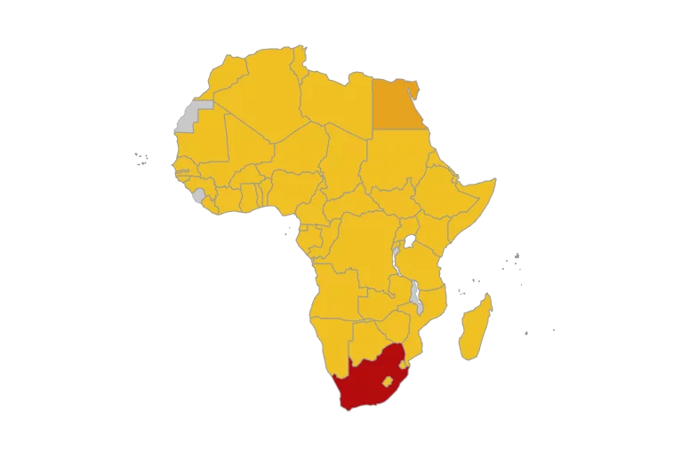 Coronavirus Track in Africa