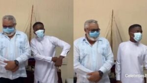 Drama as Clemento Suarez Speaks Like JJ Rawlings When They Met Face-to-Face -WATCH VIDEO