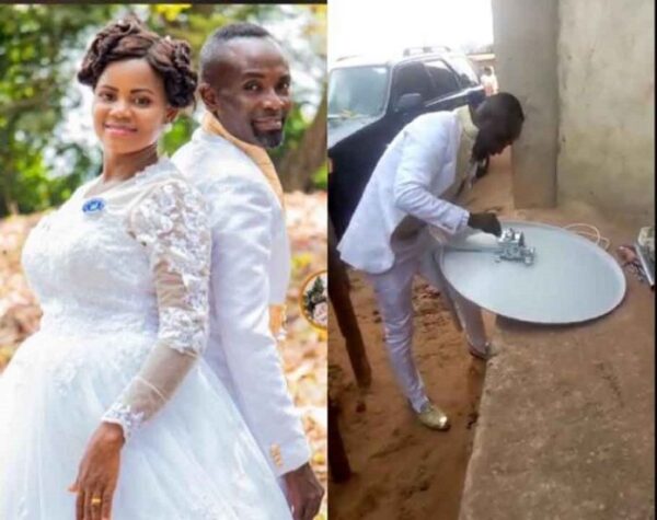 Groom Abandons Bride In Church To Fix DSTV For A Client