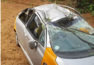JUST IN- Four (4) EC officials involved in an accident – PHOTOS