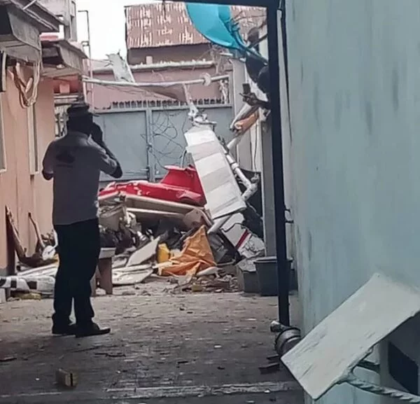 Helicopter Crashes Into A Building; Two Confirmed Dead