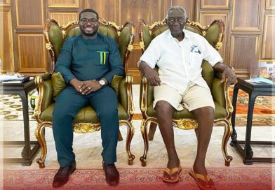 Kotoko CEO Nana Yaw Amponsah Meets Former President Kufuor