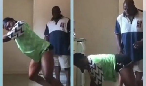 Father Goes Mad After He Caught His Daughter Vigorously Shaking Her Backside-[WATCH VIDEO]
