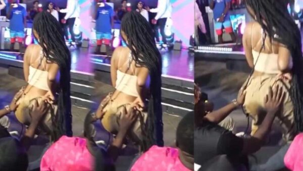 Watch Video: Wendy Shay Gets Her ‘HARD’ Nyash Squeezed At 4Syte TV’s GPower 100