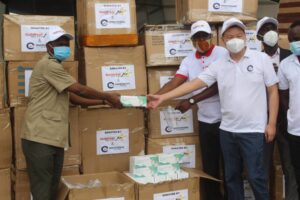 Goldstar Air, E-Station Donates PPE’s To Ghana Forestry Commission
