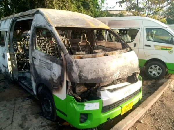 Volta Secessionists Beat STC Drivers, Burn Bus