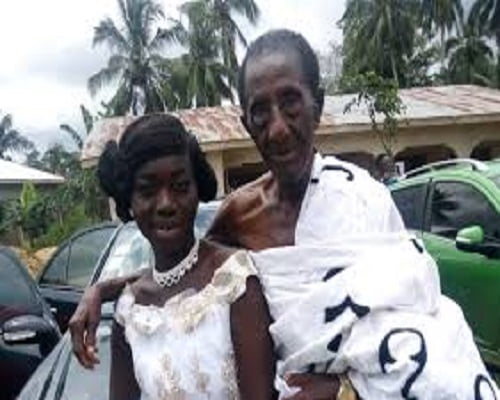 35-Year-Old Akua Asabea Explains Why She Married Her 97-Year-Old Husband