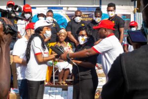 Goldstar Air, E-Station Donates PPE’s To Agidor Events Beauty Pageant