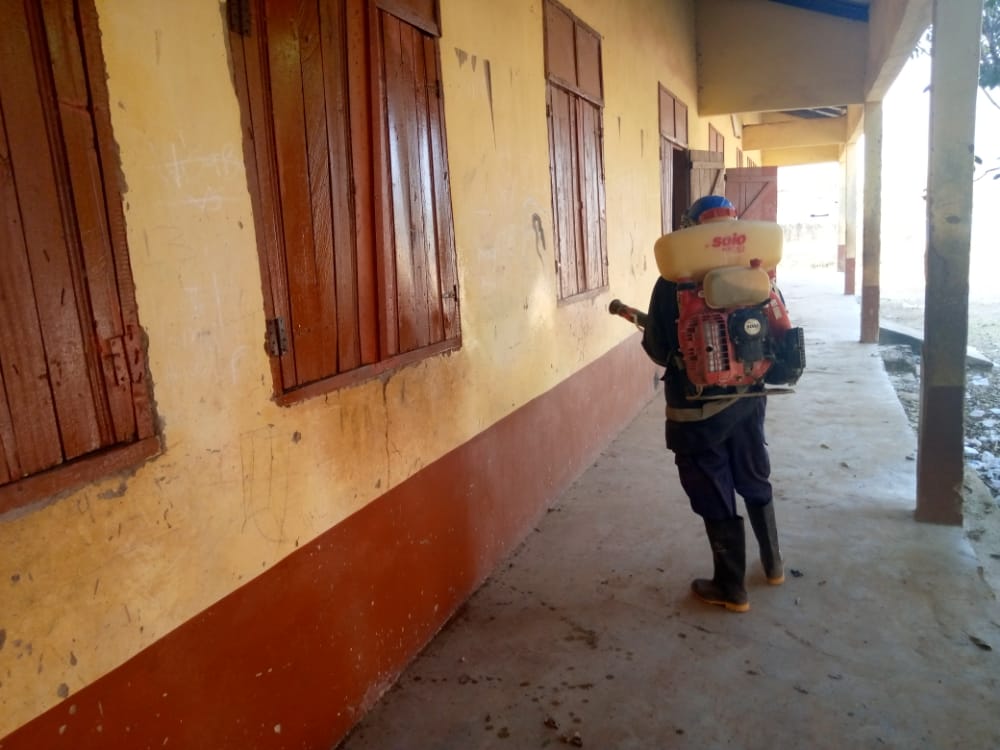 Basic And JHS Schools In The Upper East Region Undergo Disinfection Exercise
