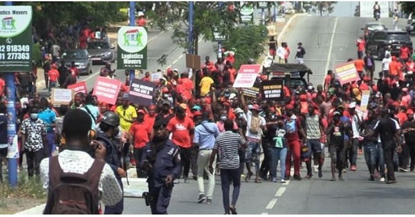 NDC embarks on massive demonstration against EC in Sogakope [Video]