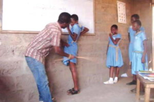 JHS girl badly bruised after being whipped for scoring 17/30 in class test