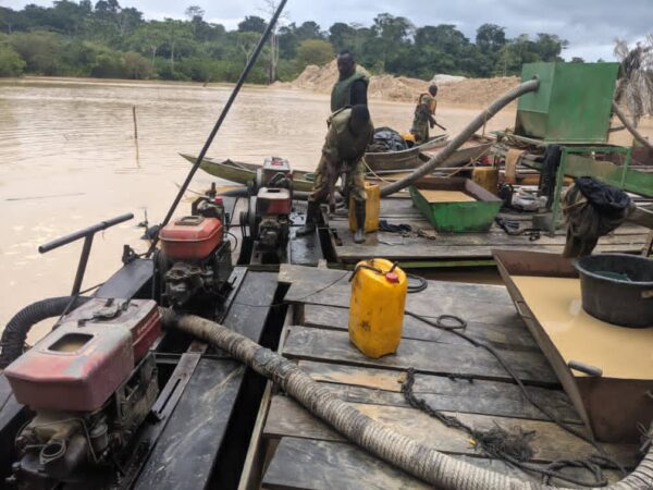 Flushing out of illegal miners on major river bodies – GAF achieves greater success