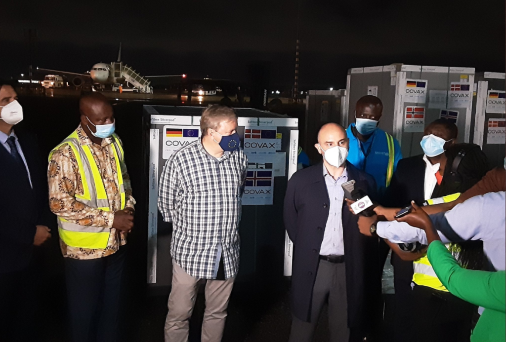 Ghana receives additional 532,000 doses of AstraZeneca 1 covax