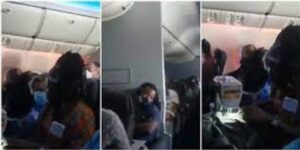 Ghanaians Fight In Airplane