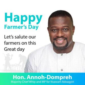 COVID19 7 majority chief whip annoh dompreh calls for pension for farmers