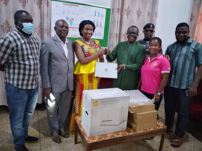Aowin MP Provides Office Equipment To District Health Doctorate 1 aowin mp provides office equipment to district health doctorate