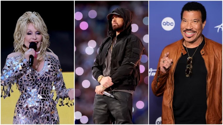 eminem dolly parton and lionel richie to be inducted into rock roll hall of fame