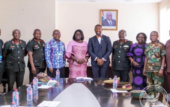 ghana armed forces medical services delegation pays familiarisation visit to nhia