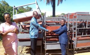 keta assembly presents 200 dual desks to education directorate