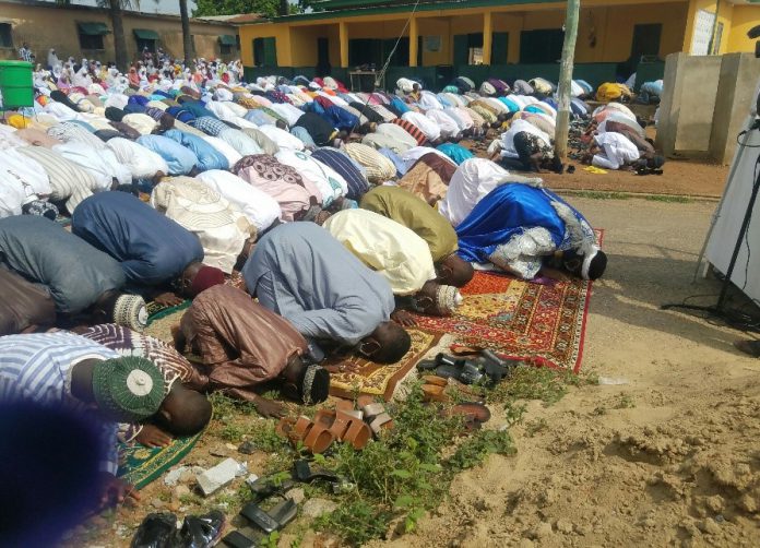 muslims pray for peace in upper east region