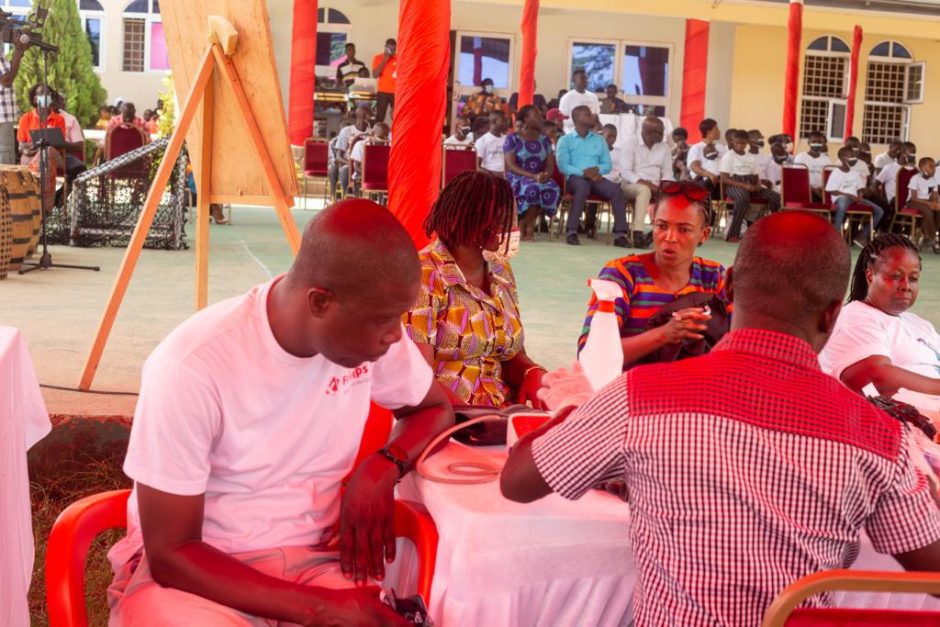 vodafone ghana foundation holds free health screening for 2 orphanages to mark international health month scaled