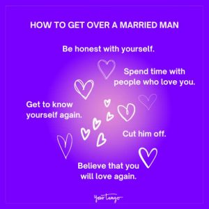 how to let go of a married man even if you still love him