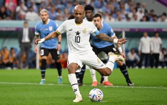 thank you dede ayew tweets praise stars captain for missed penalty as brazil mauls south korea