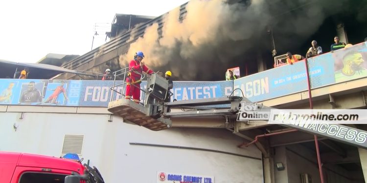 5 member committee investigating kejetia market fire starts with fact finding mission