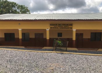 Appianyinasehene commissions KG block and children playing ground