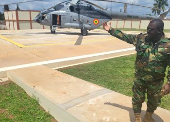 Bank of Ghana, Ghana Air Force commission helipad to airlift currencies to Sefwi Boako