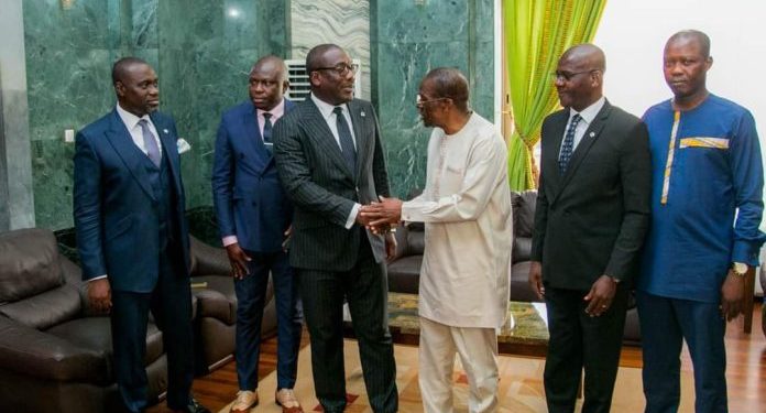 delegation from gba pays courtesy call on speaker bagbin
