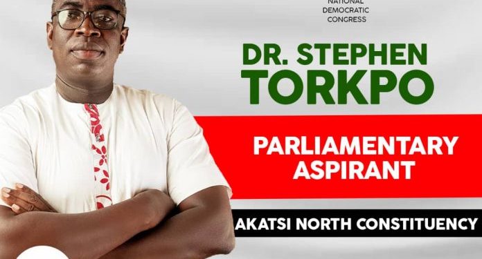 dr stephen torkpo promises to maximise votes in akatsi north