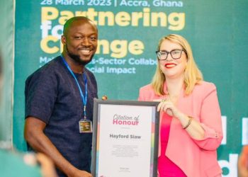 Hayford Siaw honored by global philanthropy organization, Reach for Change
