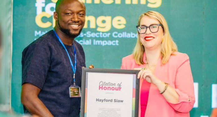 hayford siaw honored by global philanthropy organization reach for change