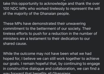 I am profoundly disappointed but we can still work together to achieve our goals – Minority Leader 