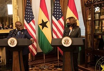 Kamala Harris praises Akufo-Addo’s democratic principles
