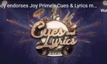 Kelvyn Boy endorses Joy Prime’s Cues & Lyrics music reality show