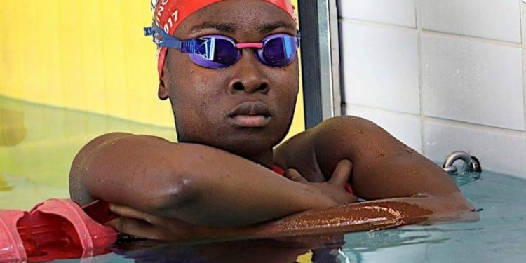 nubia adjei ghanas medal winning swimmer and now model