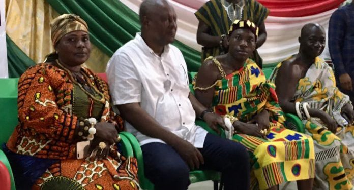 people of central region assured mahama of massive votes