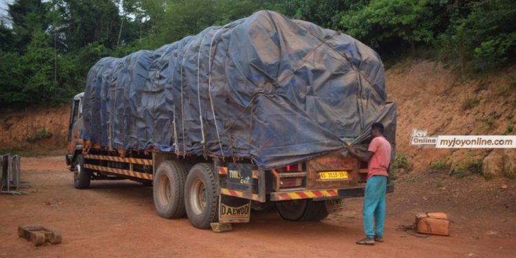 police intercept 336 bags of cocoa beans being smuggled to ivory coast
