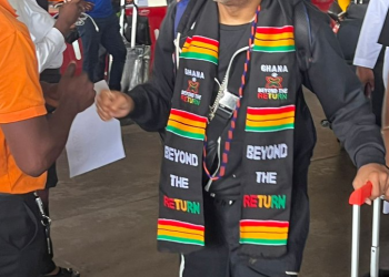 Popular American filmmaker Spike Lee is in Ghana