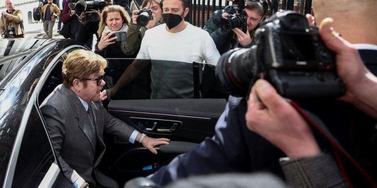 prince harry and elton john appear at high court in associated newspapers hearing