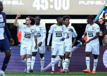 PSG’s long unbeaten run at home ended by Rennes