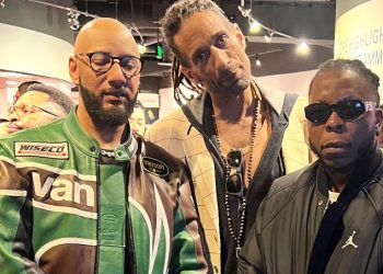Rapper Edem meets Swizz Beatz, Paul Eckstein in Los Angeles