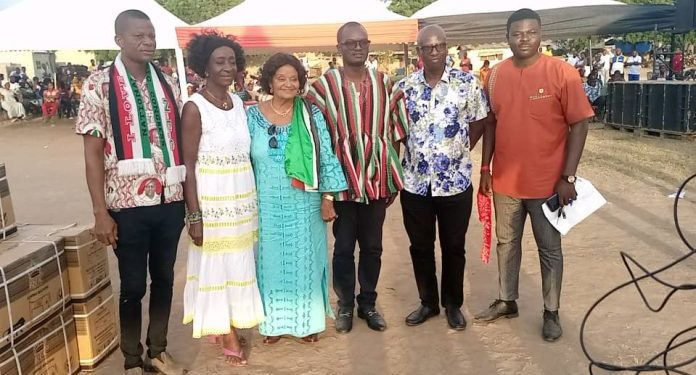 Sege NDC members begin construction of party office 1 sege ndc members begin construction of party office