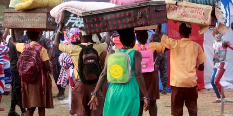 students have still not reported to school despite free shs ashanti region ges