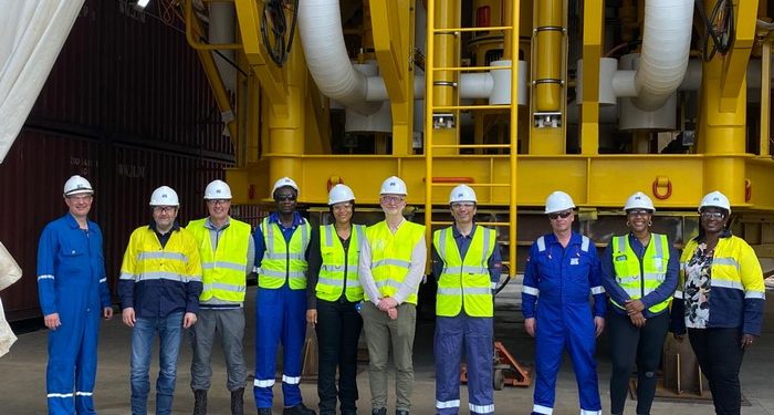 tullow ghana leadership team tour orsam fabrication yard and skandi africa